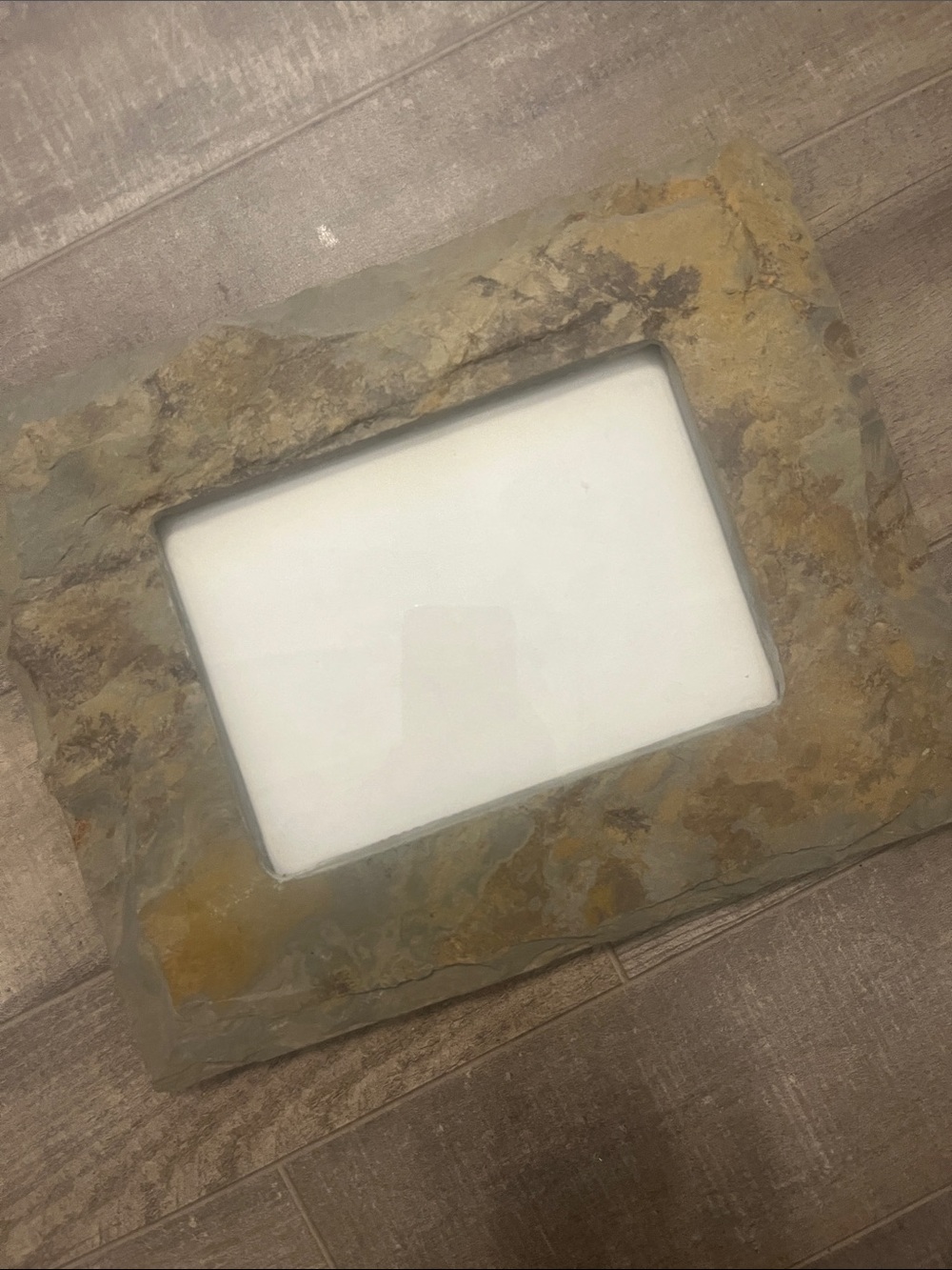 Rustic Slate-Look Picture Frame in Brown - Picture 10 of 14